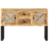 Image de vidaXL Buffet 110x30x74 cm Bois de manguier rugueux