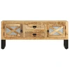Image de vidaXL Armoire TV 110x30x45 cm Bois de manguier rugueux
