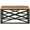 Image de vidaXL Table basse 68x68x35 cm Vieux bois massif