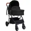 Image de vidaXL Poussette 3 en 1 Anthracite et noir Acier