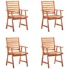 Image de VidaXL 3078338, Terrasse, Siège rembourré, Acacia, Beige, Polyester, 560 mm