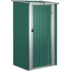 Image de vidaXL Abri de jardin vert 118,5x97x209,5 cm Acier galvanisé