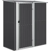 Image de vidaXL Abri de jardin Anthracite 180,5x97x209,5 cm Acier galvanisé