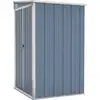 Image de vidaXL Abri de jardin Gris 118x100x178 cm Acier galvanisé