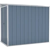 Image de vidaXL Abri de jardin Gris 118x194x178 cm Acier galvanisé