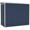 Image de vidaXL Abri de jardin anthracite 118x194x178 cm Acier galvanisé
