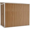 Image de vidaXL Abri de jardin brun 118x194x178 cm Acier galvanisé