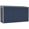 Image de vidaXL Abri de jardin anthracite 118x288x178 cm Acier galvanisé
