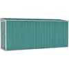 Image de vidaXL Abri de jardin vert 118x382x178 cm Acier galvanisé