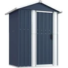 Image de vidaXL Abri de jardin anthracite 126x97,5x177 cm Acier galvanisé