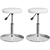 Image de vidaXL Chaise de salle à manger 2 pcs. Blanc Similicuir