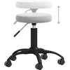 Image de vidaXL Chaise de bureau Pivotante Gris clair Velours