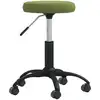 Image de vidaXL Chaise de bureau pivotante vert clair velours