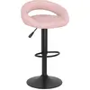 Image de vidaXL Tabouret de bar 2 pcs velours rose