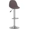 Image de vidaXL Tabouret de bar 2 pcs. Tissu taupe