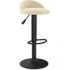 Image de vidaXL Tabouret de bar velours crème