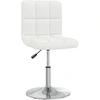 Image de vidaXL Tabouret de bar blanc similicuir