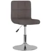 Image de vidaXL Tabouret de bar pivotant Taupe Tissu