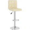 Image de vidaXL Tabouret de bar Crème Tissu