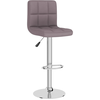 Image de vidaXL Tabouret de bar Taupe Tissu