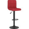 Image de vidaXL Tabouret de bar vin rouge tissu