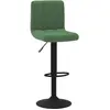 Image de vidaXL Tabouret de bar vert foncé velours