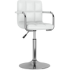 Image de vidaXL Tabouret de bar blanc similicuir