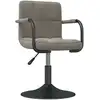 Image de vidaXL Tabouret de bar en velours gris clair