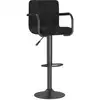 Image de vidaXL Tabouret de bar noir velours
