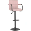 Image de vidaXL Tabouret de bar en velours rose