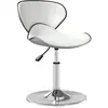 Image de vidaXL Tabouret de bar blanc similicuir