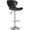 Image de vidaXL Tabouret de bar noir similicuir