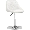 Image de vidaXL Chaise de salle à manger blanche en similicuir