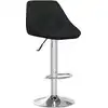 Image de vidaXL Tabouret de bar noir similicuir