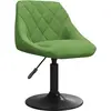 Image de vidaXL Tabouret de bar vert clair velours
