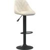 Image de vidaXL Tabouret de bar velours crème