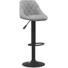 Image de vidaXL Tabouret de bar en velours gris clair