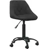 Image de vidaXL Chaise de salle à manger noir velours
