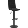 Image de vidaXL Tabouret de bar noir velours