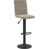 Image de vidaXL Tabouret de bar en velours gris clair