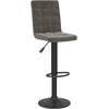 Image de vidaXL Tabouret de bar gris foncé velours