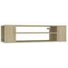Image de vidaXL Armoire TV suspendue Chêne Sonoma 100x30x26,5 cm Matériau dérivé du bois