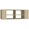 Image de vidaXL Armoire TV murale chêne Sonoma 102x35x35 cm Bois composite