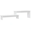 Image de vidaXL Armoire TV Blanc 180x30x43 cm Bois composite