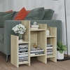 Image de vidaXL Armoire à étagères Chêne Sonoma 60x26x60 cm Matériau dérivé du bois
