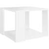 Image de vidaXL Table basse blanche 40x40x30 cm Bois composite