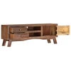 Image de vidaXL Armoire TV 110x30x40 cm Bois de manguier rugueux