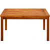 Image de vidaXL Table basse de jardin 85x85x45 cm bois massif acacia