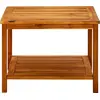 Image de vidaXL Table basse 60x60x45 cm en bois massif d'acacia