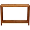 Image de vidaXL Table console de jardin 110x40x75 cm bois massif acacia